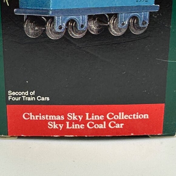 Hallmark Keepsake Christmas Sky Line Coal Car 1992 in box Christmas Ornament - Picture 5 of 8